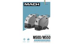 Mach - Model M500 - Professional Walk-Behind Auto-Scrubber - Brochure