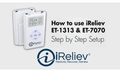 How to use iReliev`s TENS EMS System - Video