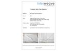 Interweave - Model ST824-86115-HBWHTP30 - Cotton Rich Flat Sheet Cot Size Datasheet