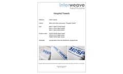 Interweave - Model TW202-48100---WHTC33 - Hospital Hand Towel Datasheet