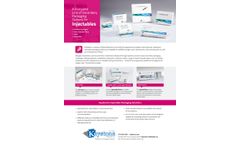 Keystone - Injectable Packaging Products - Brochure