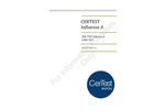 CerTest - Influenza A Card Test Kit Instructions Sheet