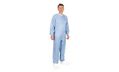 BeMicron - Model 4ALL Knitted - Classic Clean-Room Neck Coverall with a Separate Hood