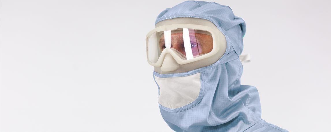Coverall with Integrated Goggles-1
