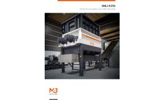 M&J - Model K210 - Cost-effective Industrial Waste Shredder for Various Materials - Brochure