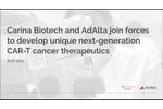 AdAlta (ASX:1AD) and Carina Biotech join forces to develop next-generation CAR-T cancer therapeutics - Video