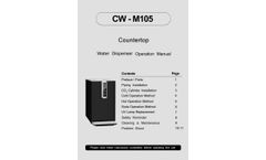 Charm - Model M105 - Table Top Water Dispenser  - Brochure