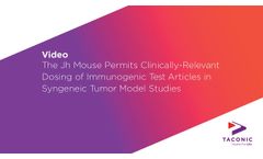 The Jh Mouse Enables Syngeneic Studies with Immuno-Oncology Therapeutics - Video