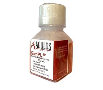 Agulos Biotech - Model SimPL Serum SP - 100 - Free Sample Porcine Platelet Lysate Serum