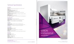 SERION Immunomat - ELISA Analyzer Immunoassays - Brochure