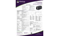 Videology - Model 24Z2.1WS-30X-LVDS-385 - 30x Autofocus Zoom Block Camera - Datasheet
