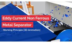Eddy Current Non Ferrous Metal Separator - Working Principle [3D Animation] - Video
