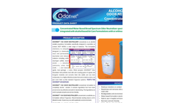ODORNET 1104 Alcohol Soluble Odor Neutralizer Concentrate - Unscented - Product Data Sheet