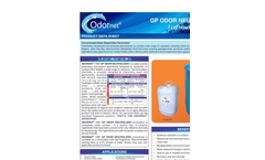 GP Concentrated Water Based Odor Neutralizer - Product Data Sheet