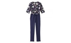Silverts Adaptive - Model 202 - Women`s Stay Dressed Jumpsuit with Henley Top