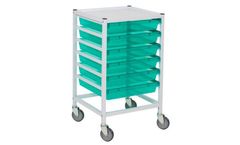 Gratnells - Classic Hospital Trolley With 6 Trays