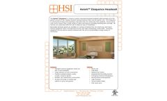 HSI - Model Axiom Eloquence - Flush or Surface Mounted Horizontal Headwall Datasheet