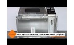Salt Spray Chamber Digital | Corrosion Test chamber ASTM B117 | Testronix Instruments (Manufacturer) - Video