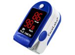 Oximeter with Lanyard, Carrying Case and Batteries, Blue