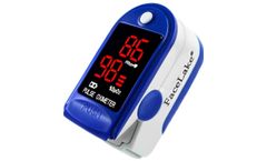 Model FL400 Pulse - Oximeter with Lanyard, Carrying Case and Batteries, Blue