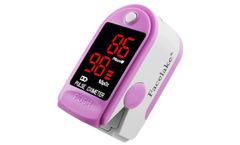 Model FL400 Pulse - Oximeter with Carrying Case, Batteries, Neck/Wrist Cord, Pink