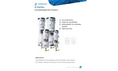 Super-Dry - Model D Series - Desiccant Air Dryers Brochure
