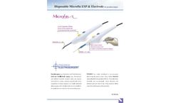 Precise Surgery Disposable MicroFin Pencil and Electrode Datasheet