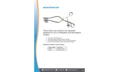 Trewavis Surgical - Heavy Duty Retractors - Brochure