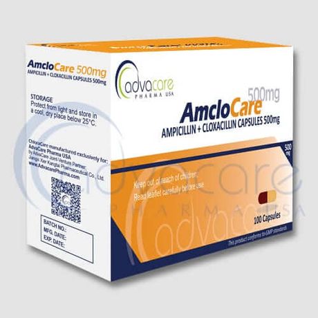 AdvaCare - Model AmcloCare - Ampicillin + Cloxacillin Capsules