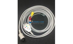 Model Traze 10,Traze12-A - Akas 3 Lead ECG Monitoring Cable(Button/Snap)
