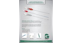 Galt Medical Corp - Micro-Introducer Kits - Brochure