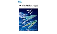 Sterile Disposable Surgical Blades - Brochure