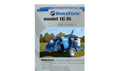 DuraTech - Model TC-15 - Tree Chipper Brochure