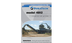 DuraTech - Model 4012 - Fifth Wheel w/ Grapple Loader - Tub Grinder Brochure