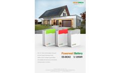 Zwayn - Model ES-BOX1 - Solar Energy Storage System - Brochure