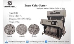 Henning Saint - Model HS-G3 - coffee beans color sorter