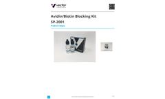 Vector - Model SP-2001 - Avidin/Biotin Blocking Kit - Datasheet