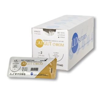 LuxSutures - Chromic Catgut Absorbable Surgical Suture