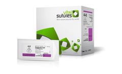 Vital Sutures - Model Antibacterial Polyglycolic Acid - Braided Multifilament Absorbable Suture