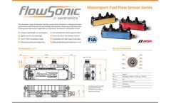 FlowSonic - Model GT - Motorsport Ultrasonic Fuel Flow Meter - Brochure