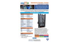 AquaFit - Model Plus - Underwater Treadmill System - Datasheet