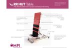 MPI - Model RR HUT - Syncope and Bradycardia Testing Medical Tilt Table - Brochure