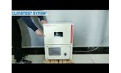 Benchtop temperature test chamber - Video