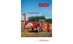 Moty - Model KE 3000 Hydro S - Pumpkin Seed Harvester Datasheet