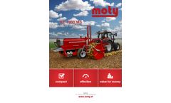 Moty - Model KE 1800 MS Multi Seeds - Pumpkin Seed Harvester Datasheet