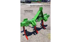 GREGAS - Garden Subsoiler Machine Brochure