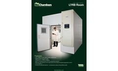 BioChambers - Model LTRB Series - Low Temperature Growth Room - Brochure