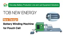 New Design Semi Automatic Winding Machine For Pouch Cell - Video