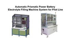 Automatic Prismatic Power Battery Electrolyte Filling Machine System for Pilot Line - Video