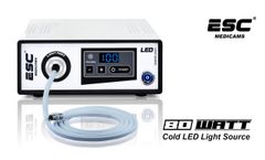 ESC Medicams Endoscopy Cold LED Light Source 80 Watt - Video